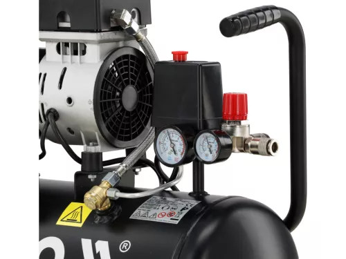 YATO Csendes olajmentes kompresszor 24 l, 1 LE, 140 l/perc (YT-23342)