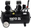 YATO Kompresszor 50 literes tartállyal, olajmentes csendes kivitel, 1,5 kW, 280 l/perc, 8 bar (YT-23345)