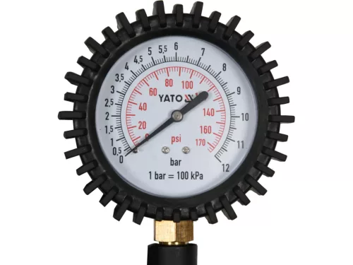 YATO Kerékfúvató pisztoly nyomásmérővel 1/4" (YT-23703)