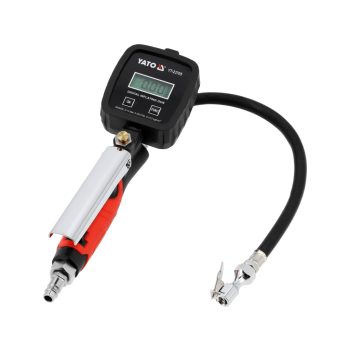   YATO Kerékfúvató pisztoly digitális nyomásmérővel, LCD (YT-23705)