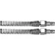 YATO Pneumatikus tömlő gyorscsatlakozó apa 1/4" csővéggel 6 x 10 mm (YT-24103)