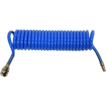   YATO Pneumatikus tömlő (spirál) gyorscsatlakozóval 6,5x10 mm 5 m (YT-24204)