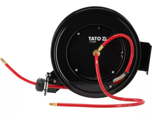 YATO Automata pneumatikus (levegős) tömlődob 20 méter tömlő (YT-24251)