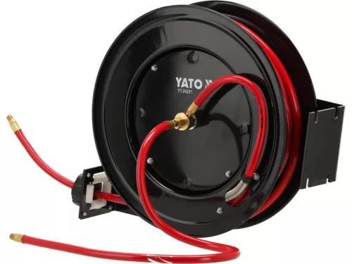 YATO Automata pneumatikus (levegős) tömlődob 20 méter tömlő (YT-24251)
