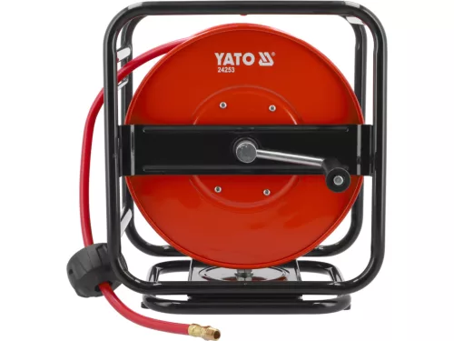 YATO Automata pneumatikus (levegős) tömlődob, 30 méter tömlő (YT-24253)
