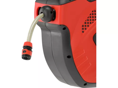YATO Automata kerti locsolótömlő dob 15 m, 1/2” fali tömlődob auto stop rendszerrel (YT-24258)