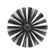 YATO Csatornatisztító kefe YT-24980 rúd készlethez, 250 mm (YT-24972)