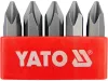 YATO Bithegy készlet PH2 5 részes 36 mm (YT-2800, YT-2801 behajtóhoz) CrV (YT-2810)