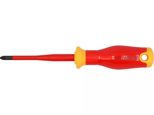 YATO Szigetelt csavarhúzó extra vékony VDE PH2x100 mm (YT-282652)