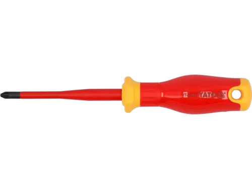 YATO Szigetelt csavarhúzó extra vékony VDE PZ2x100 mm (YT-282657)