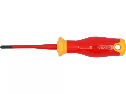 YATO Szigetelt csavarhúzó extra vékony VDE PH1x80 mm (YT-282660)