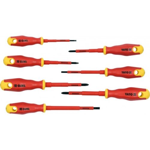 YATO Csavarhúzó készlet SZIGETELT 7 részes 1000V~ (YT-2828)