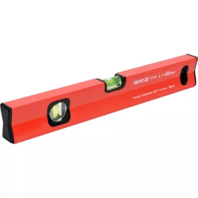   YATO VÍZMÉRTÉK MÁGNESES 2 LIBELLA 1 FOGANTYÚ 400 MM (YT-30060)