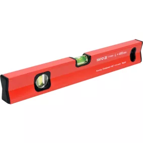   YATO VÍZMÉRTÉK MÁGNESES 2 LIBELLA 1 FOGANTYÚ 400 MM (YT-30060)