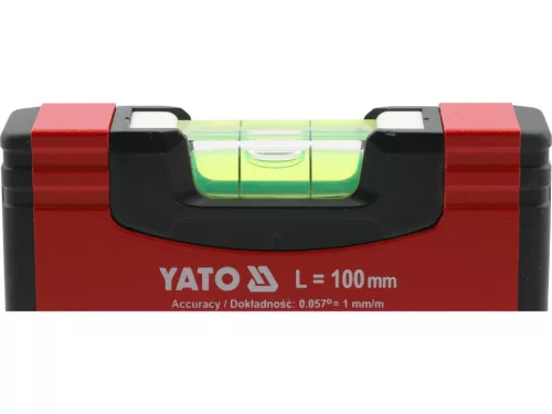 YATO Mini zseb vízmérték 100 mm (YT-30350)