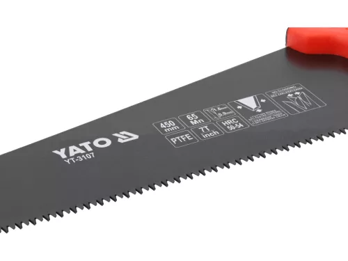 YATO Fűrész rókafarkú 450 mm teflon bevonatos 3 élű (YT-3107)