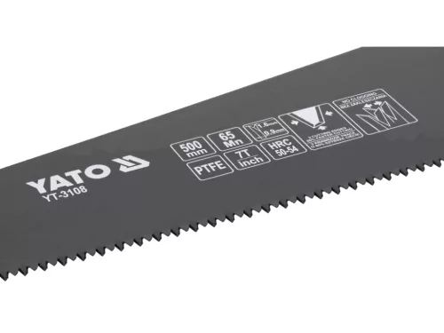 YATO Fűrész rókafarkú 500 mm teflon bevonatos 3 élű (YT-3108)