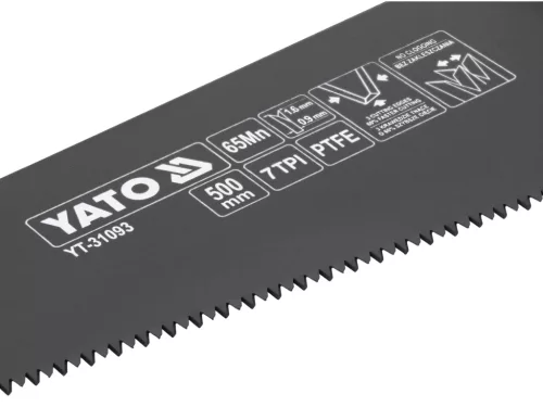 YATO RÓKAFARKÚ FŰRÉSZ 500 MM TEFLON BEVONATOS (YT-31093)