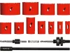 YATO Bimetál körkivágó készlet fémhez és fához, 19–76 mm, 15 részes (YT-3381)