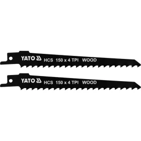   YATO SZABLYAFŰRÉSZLAP FÁHOZ 150/1,2 MM 4 TPI HCS, 2 DB (YT-33921)