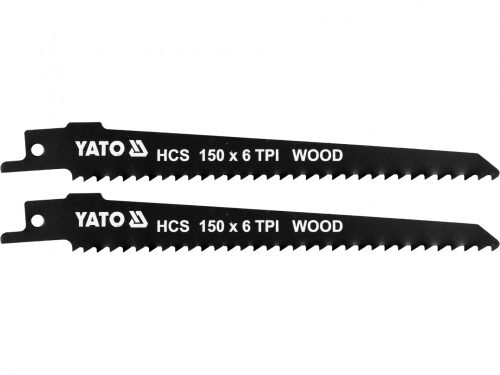 YATO Szablyafűrészlap fához 150/1,0 mm 6 TPI HCS (2 db/cs) (YT-33922)