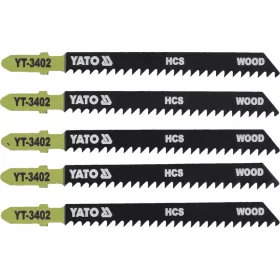   YATO Dekopírfűrészlap T8TPI favágásra 5db/cs (tiszta vágás) (YT-3402)