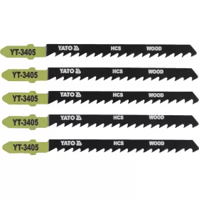   YATO Dekopírfűrészlap T6TPI favágásra 5db/cs (tiszta vágás) (YT-3405)