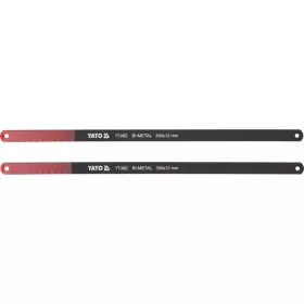   YATO Fémfűrészlap kézi 300/12 24TPI 5 bi-metál (M2+6150) 2db/csomag (YT-3462)