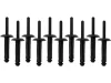 YATO műanyag szegecs 6.6x17.2MM 10PCS (YT-35983)
