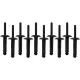 YATO műanyag szegecs 6.6x17.2MM 10PCS (YT-35983)