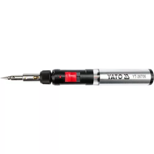 YATO Forrasztópáka készlet 7 részes, bután gáz üzemű (gáz nélkül) Piezo (YT-36706)