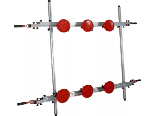 YATO Vákuumos üveglap- és táblaszállító keret 6 tapadókoronggal, 150 kg (YT-37091)