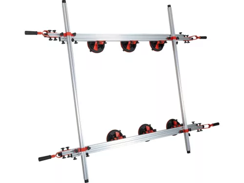 YATO Vákuumos üveglap- és táblaszállító keret 6 tapadókoronggal, 150 kg (YT-37091)