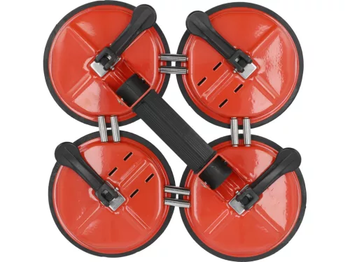 YATO Négykorongos vákuumos üvegfogó  Ø150 mm – acél kivitel (YT-37240)