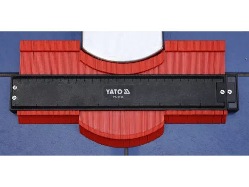 YATO Profilmásoló sablon / kontúrmásoló 260 mm, 44 mm mélységgel, mágnessel (YT-3736)