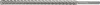 YATO SDS Max X-hegyű fúrószár, 30 × 570 mm (YT-419847)