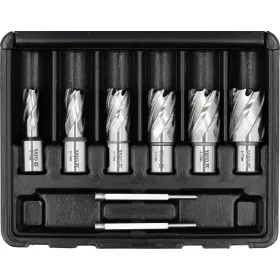   YATO Koronafúró készlet mágneses fúrógéphez, HSS, Weldon, 12–27 mm, 8 részes (YT-43400)