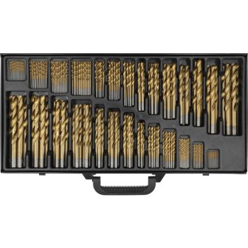   YATO Fúrószár készlet fémhez 300 db, HSS 4241, Titán-Nitrid (YT-44595)