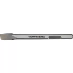   YATO Betonvéső lapos kivitelben bontókalapácshoz, HEX 28 mm, 35 × 400 mm (YT-47361)