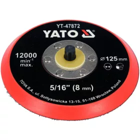 YATO TÉPŐZÁRAS GUMITÁNYÉR 125 MM 5/16" (YT-47872)