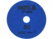 YATO TÉPŐZÁRAS GYÉMÁNT CSISZOLÓ ÉS POLÍROZÓKORONG 100 MM / P50 VIZES/SZÁRAZ (YT-48200)