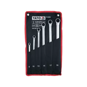   YATO Extra hosszú racsnis csillagkulcs készlet 8-19 mm, 6 db-os (YT-50385)