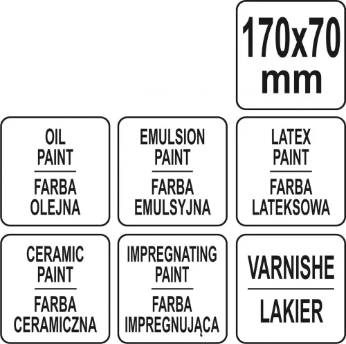 YATO Szakmai Ecset E70X170 (YT-54650)