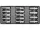 YATO Dugókulcs készlet 14 részes 1/2" 8-21 mm hosszú (fiókbetét) (YT-5539)