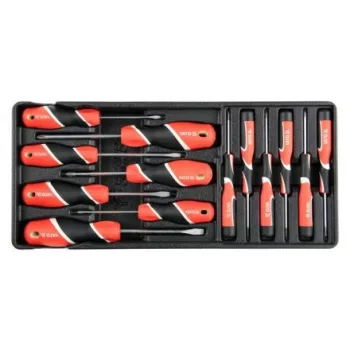   YATO Csavarhúzó készlet 13 részes S2 (fiókbetét) (YT-55455)