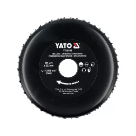   YATO Rotációs ráspoly fűrésztárcsa ( fa-gipszkarton reszelő korong )  sarokcsiszolóra 125 mm (YT-59146)