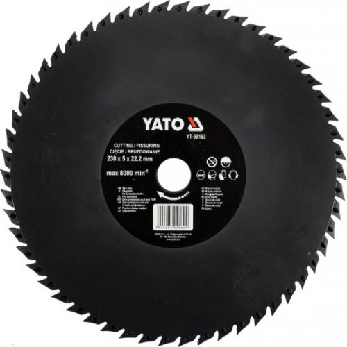 YATO Ráspolyos vágótárcsa 230mm (YT-59163)
