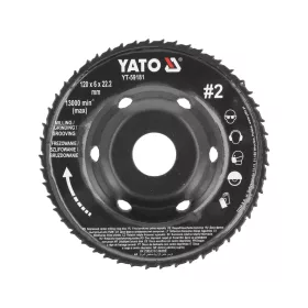 YATO RÁSPOLYKORONG KÖZEPES #2 120 X 22,2 MM (YT-59181)
