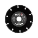YATO Univerzális vágótárcsa fához sarokcsiszolóra 125 mm (YT-59760)