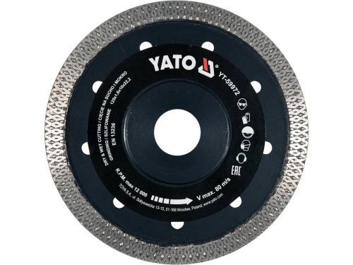 YATO Gyémánt vágótárcsa 125 mm folytonos (YT-59972)